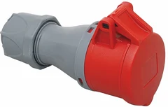 Skjøtekontakt 32A, 3+N+J, 400V, IP44