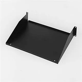Penn 2U Black Rack Shelf - 368mm Deep Recommended Load Capacity: 22Kg 