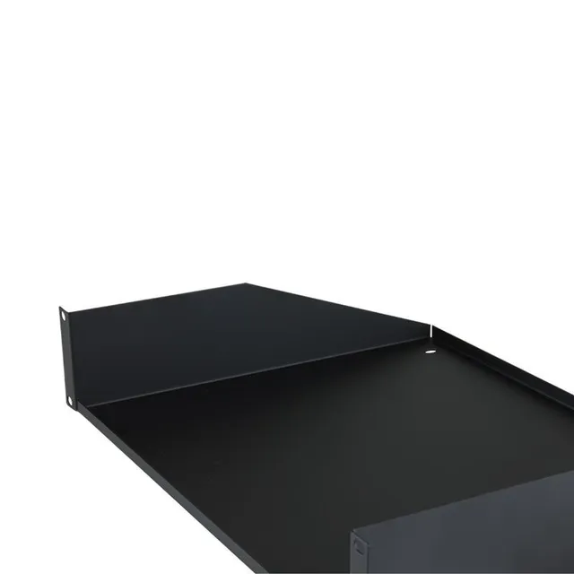 Penn 2U Black Rack Shelf - 368mm Deep Recommended Load Capacity: 22Kg 