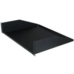 Penn 2U Black Rack Shelf - 368mm Deep Recommended Load Capacity: 22Kg