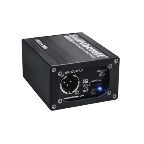 Switchcraft CS900CT direct box with ground lift operated by 