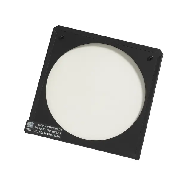 ETC D40/CSPAR Xtra Wide Round Diffuser in Frame, silver 