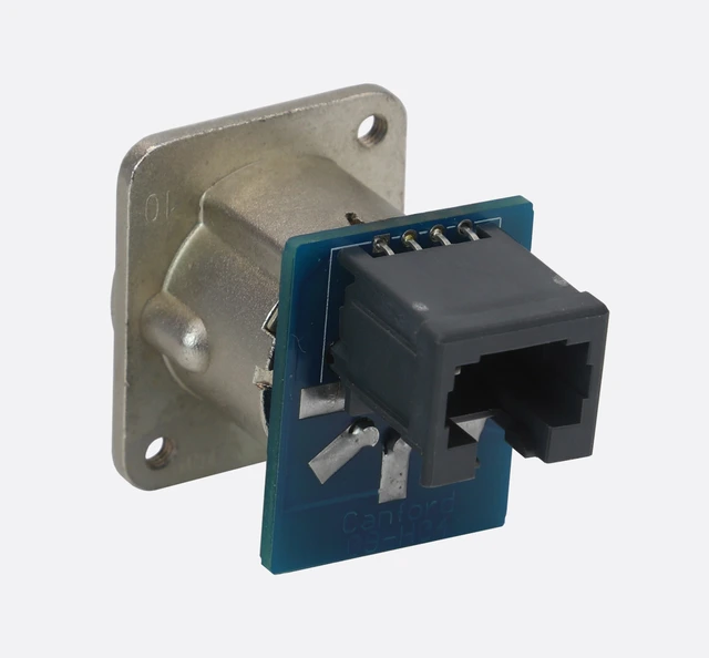 CANFORD DMX ADAPTER Panel mount XLR 5-pin male to RJ45 female 
