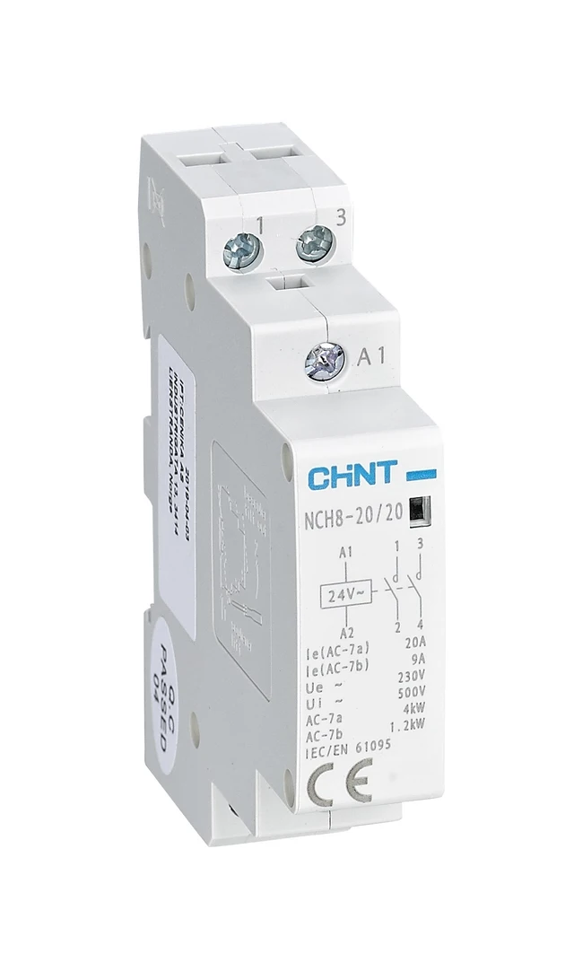 Chint Modulærkontaktor 20A 2P-2NO 230V NCH8 