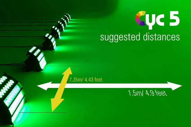 VELVET CYC 6 Color Studio asymmetrical articulated LED 