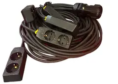 LMT-CAB Soca Broutlegg 1-6 6x1,5mm² 1,2,3,4,5,6 meter m/stropp og krymp