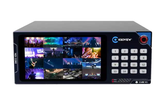 Kiloview CUBE X1 NDI Source Management Max 16Ch of NDI In and 32CH of NDI out 