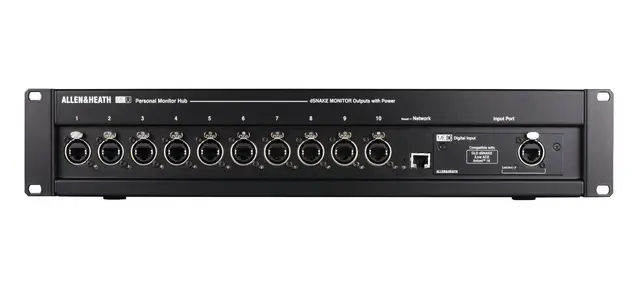 A&H ME-U 10 Port PoE Hub ME-D option card fitted 