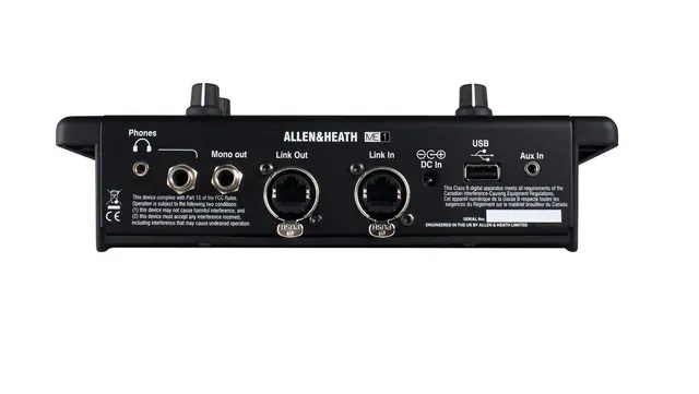 A&H ME-1 Personlig mikser 40 kanaler, PSU, hodetelefonbøyle 