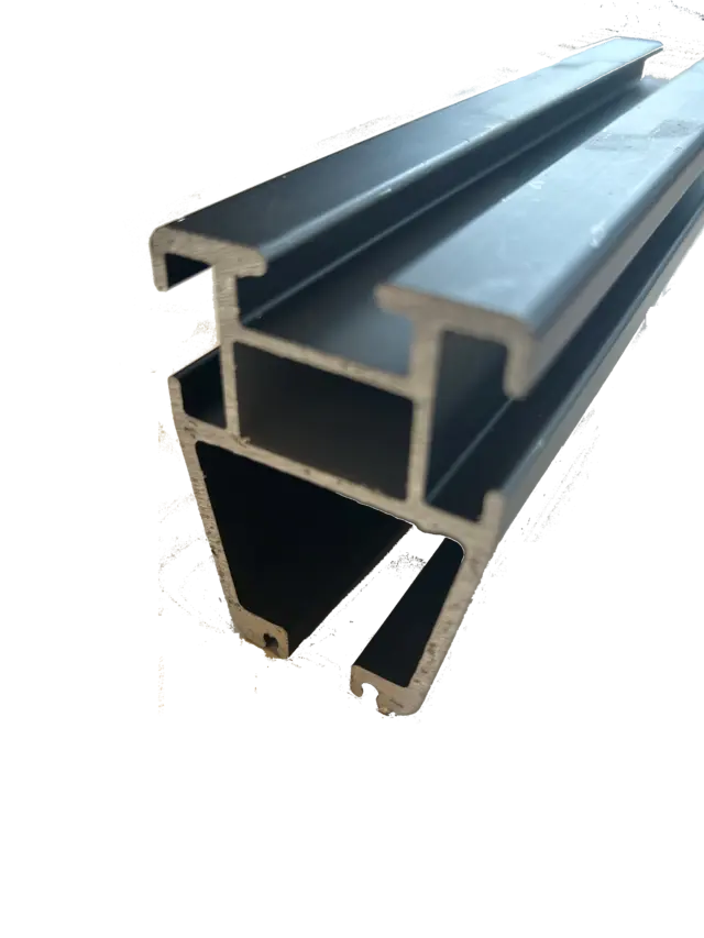 LMT-MEK Teppeskinne svart 6,1m Alu Svart 6,1 meter 