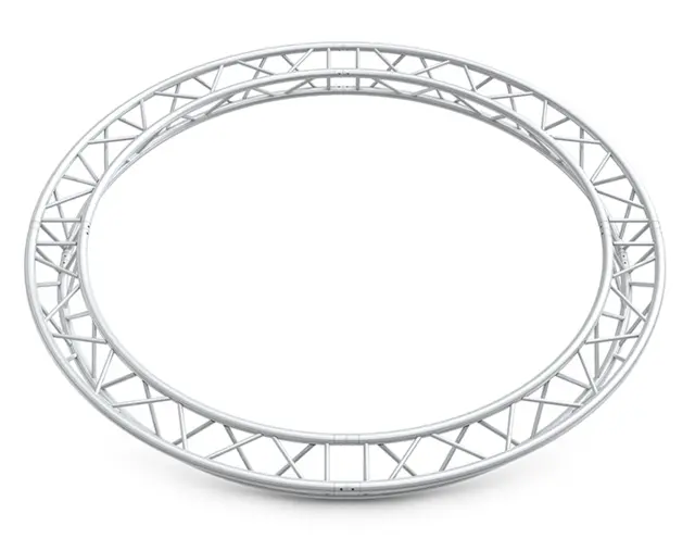 Milos  M290VU Trio Circle HD Black outer d=3m apex up/down, 4 segments HD 