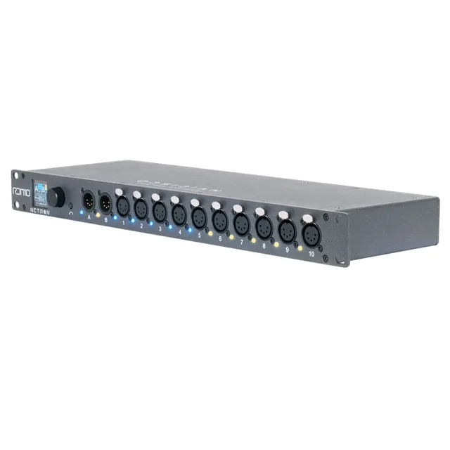 Netron RDM10  Dual DMX input 10 port RDM Splitter 
