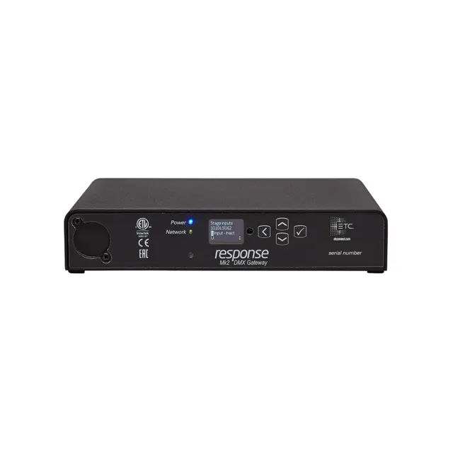 ETC Response Mk2 4-port DMX Gateway, XLR Input, Rack-mount style 