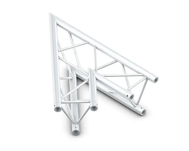 Milos M290VU Trio Heavy duty Black 2 way 45° truss corner HD 