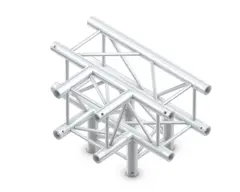Milos M290VU Quatro Heavy duty black 4way truss tee piece leg down HD