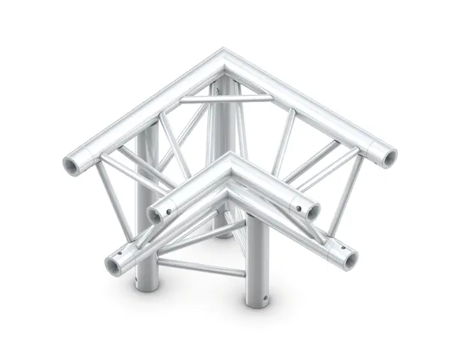 Milos M290U Trio Regular 3 way 90° truss corner apex down left 