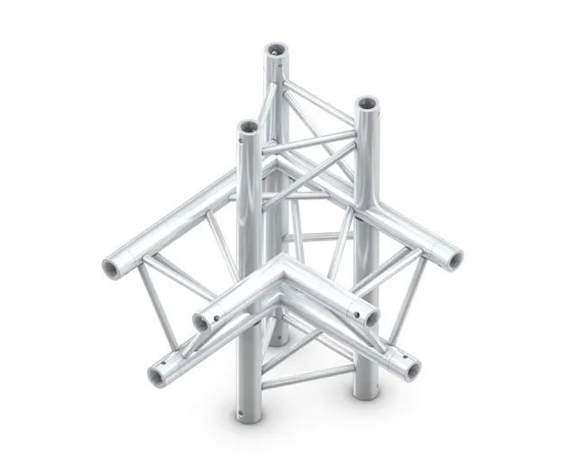Milos M290U Trio Regular Black 4 way 90° truss corner left 