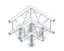Milos M390L Quatro Heavy duty M390L quatro 3way 90° truss corner HD