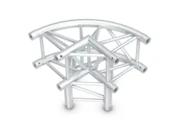 Milos M290U Quatro Regular Black 3 way curved truss corner