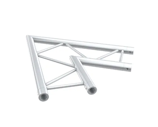 Milos M290U Duo Heavy duty Black 2 way horizontal 60° truss corner 