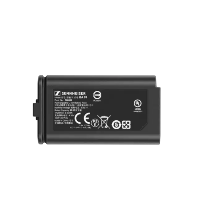 Sennheiser BA 70 Batteri oppladbart For EW-D og DX 