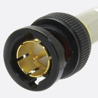 Canford COAX CONNS 10-005-W126-FC BNC 12G UHD Male cable, crimp, 75 ohm, black 