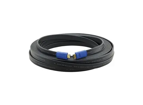 Kramer HDMI High-Speed HEC - 4,57 m Flat HDMI Kabel m/Ethernet 28AWG Sort 4K ¤ 