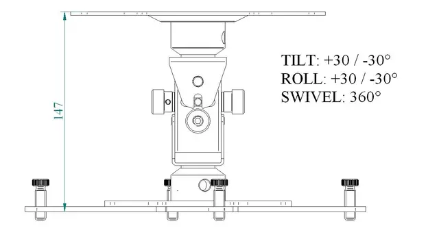 Euromet Arakno universal maks 20kg svart 