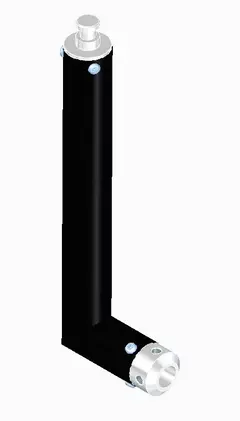 Euromet Arakno Portrait, Supporto ad L Nero