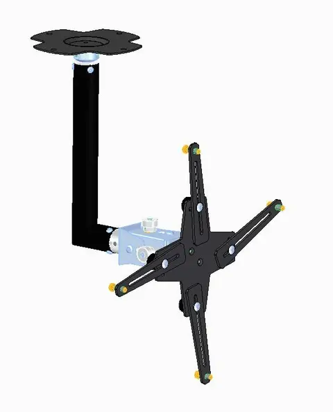 Euromet Arakno Portrait, Supporto ad L Nero 