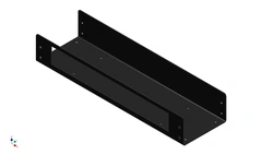 LMT B10-03 3U  Helboks m/1stk slisse