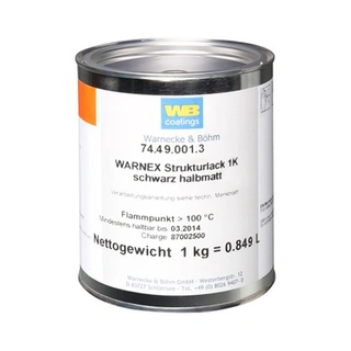 Texture Paint black 1 kg Warnex 