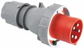 Støpsel 63A 400V 3P+N+J 463-6 Rød IP67