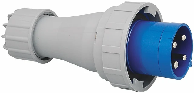 Støpsel 63A 230V 3P+J 9h IP67 