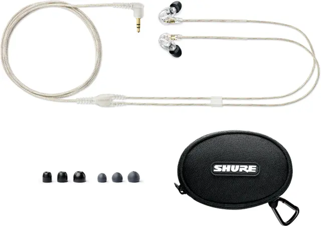 Shure SE215 PRO Earphones EAC64 - Clear 
