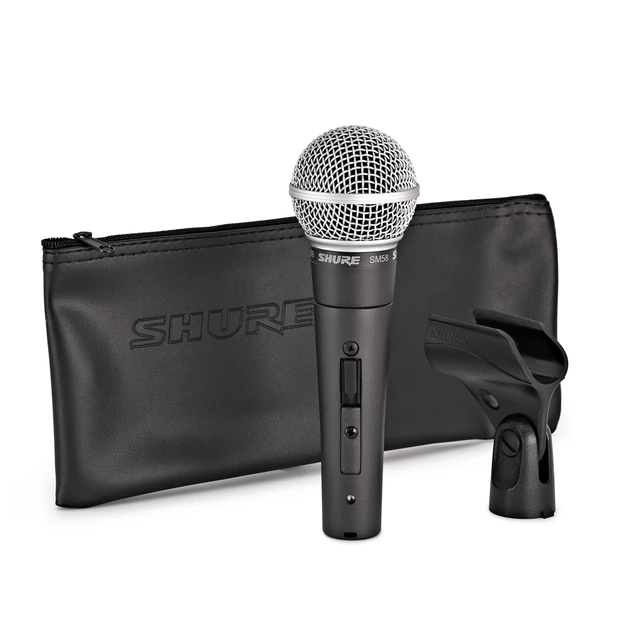 Shure SM 58 med bryter Cardioid Dynamic, On-Off Switch 