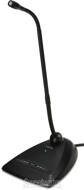 Shure MX412D-C 12in gooseneck cardioid table base 