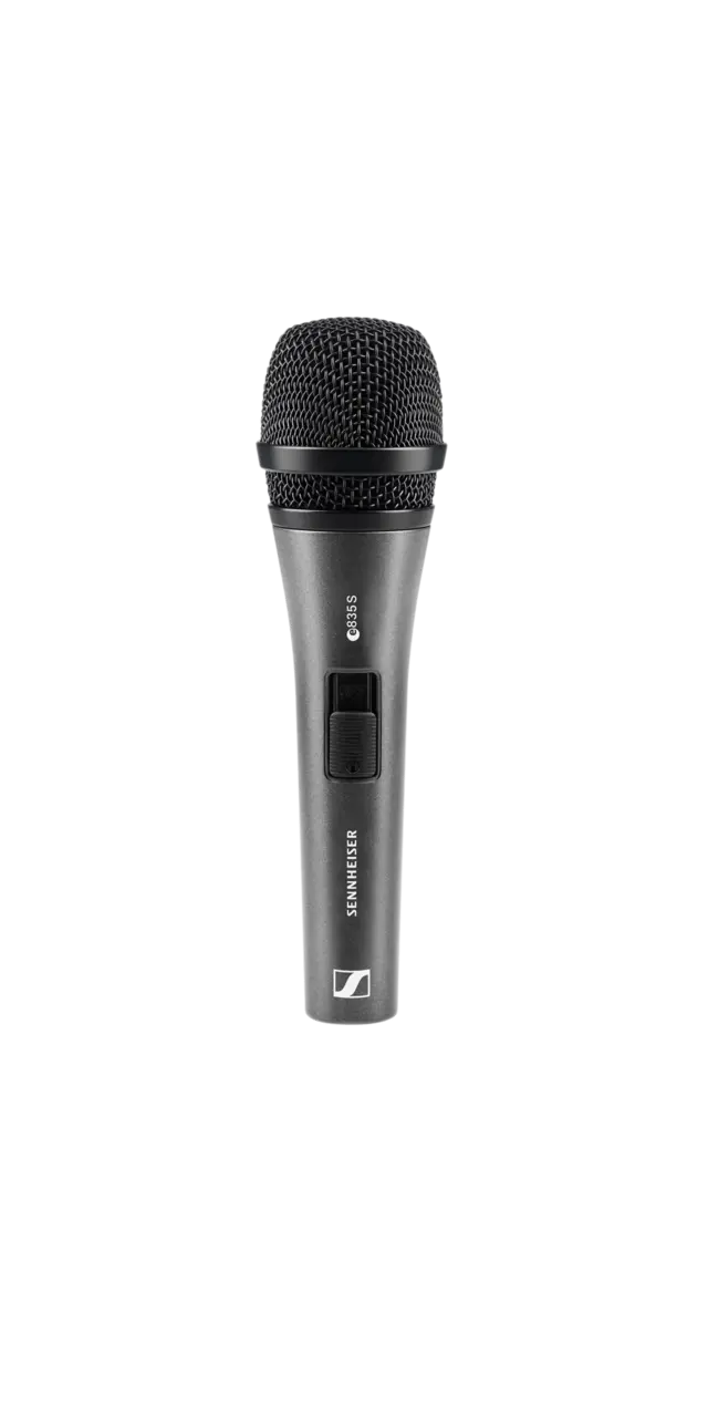 Sennheiser e835-S - on/off switch Dynamisk vokal kardioidemikrofon 
