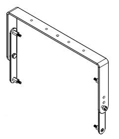 CDD15 Yoke Assembly - White Weatherised for CDD and CDD-WR