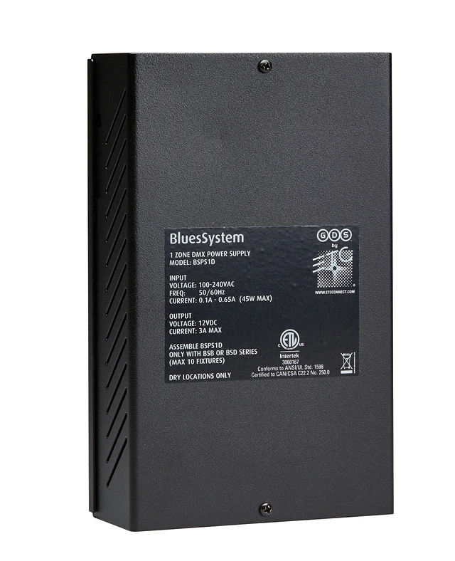 ETC Blue System LV 1-zone Non-dim BSPS1S Power Supply WM 