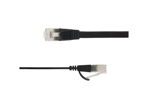 CAT6a SLIM Patchkabel U/FTP LINKIT 0,2m snagless BLK 
