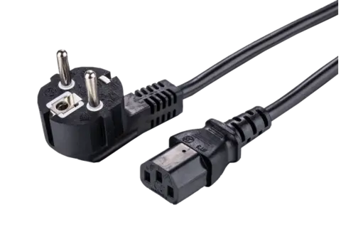 Apparatkabel LINKIT CEE 7/7 Schuko - C13 Eurokabel PVS 0,5m 