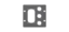 LMT P40-03 3U Panel 1xSchuko 3xXLR Kvartboks