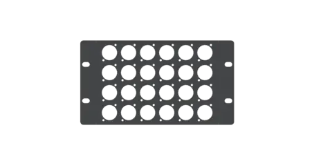 LMT P20-03 3U Panel 24xXLR Halvboks