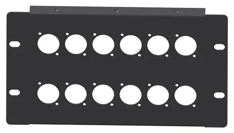 LMT P20-03 3U Panel 12xXLR Halvboks