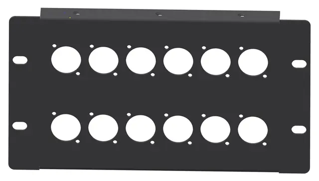 LMT P20-03 3U Panel 12xXLR Halvboks 