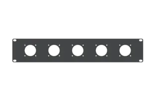 LMT P10-02 2U Panel 5xLK37, Helboks