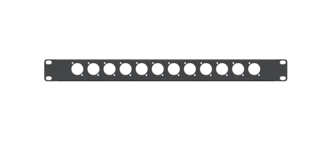 LMT P10-01 1U Panel 12xXLR Helboks 