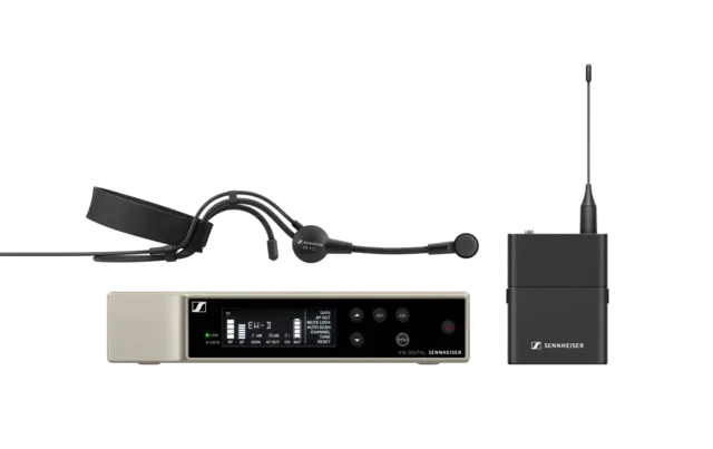 Sennheiser EW-D ME3 SET (Q1-6) Sett med mottaker og hodesett-mirkofon 
