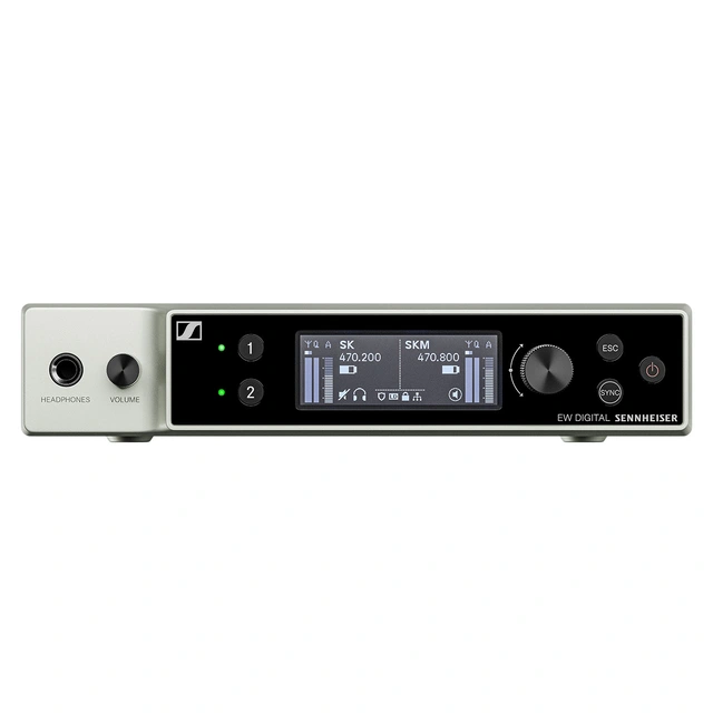 Sennheiser EW-DX SK/SKM-S BASE SET(Y1-3) 2 CH mottaker,lommesender og håndholdt 